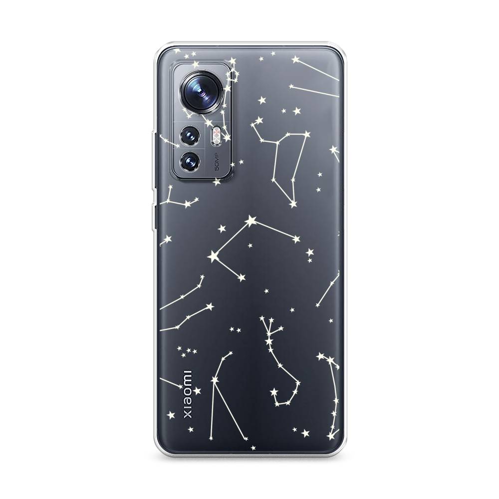 

Чехол Awog "Созвездия" для Xiaomi 12S, Белый;черный, 316052-1