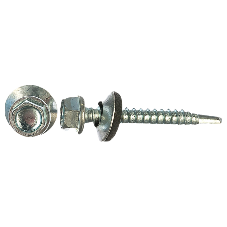 

Kenner Саморез кровельный цинк, с шайбой EPDM, 5,5x38 200шт Фасовка ск5538ф