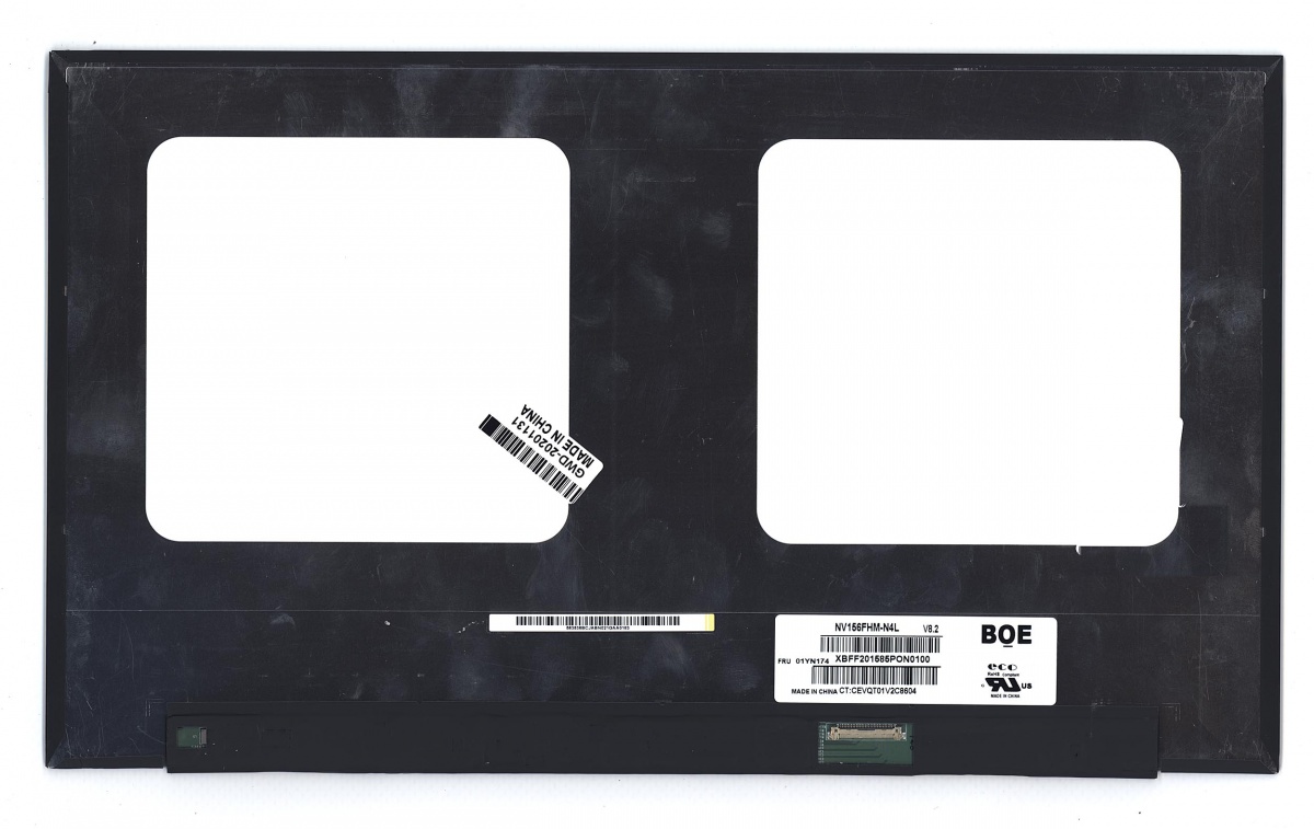 

Матрица OEM для ноутбука NV156FHM-N4L (100177590V), совместимая с p/n: NV156FHM-N4L