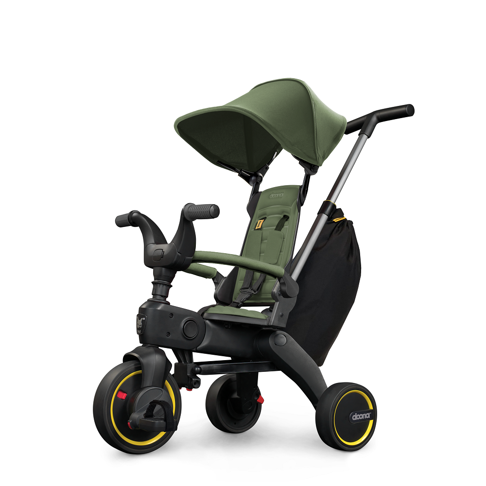 Складной велосипед Doona Liki Trike S3/ Desert green doona набор наклеек на велосипед liki flames