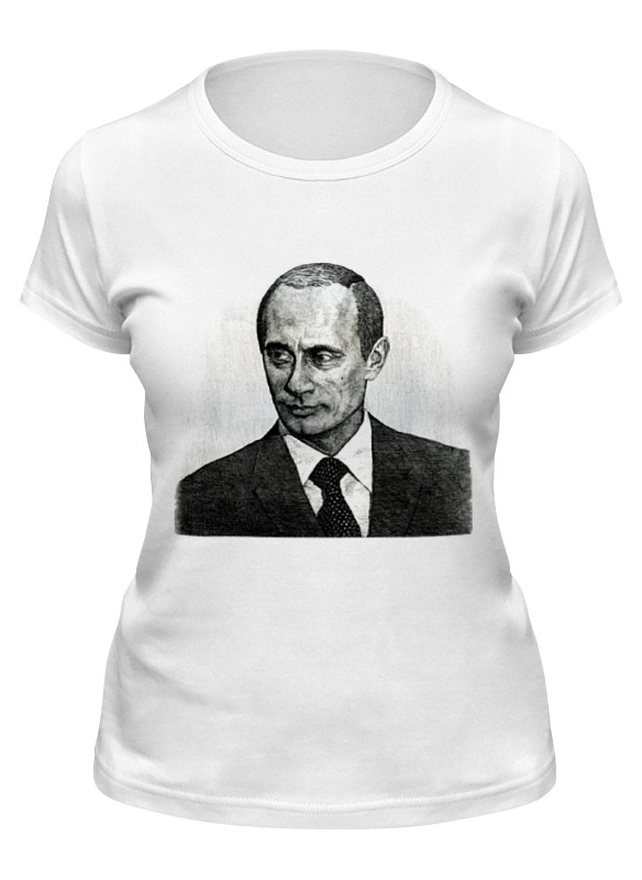 

Футболка женская Printio Putin белая M, Белый, Putin