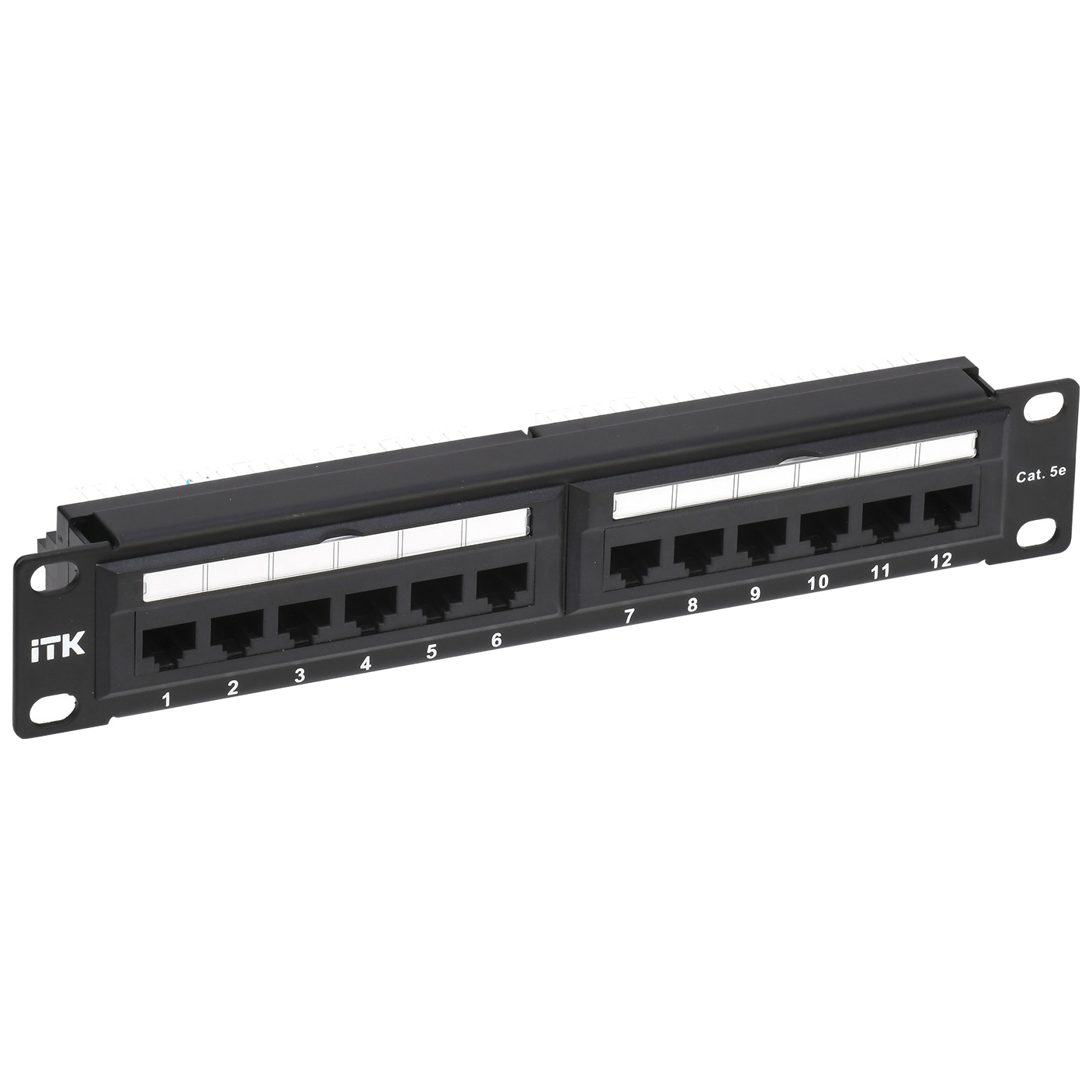 

IEK ITK 1U патч-панель кат.5E UTP 12 портов 10" Dual IDC PP12-1UC5EU-D05-10