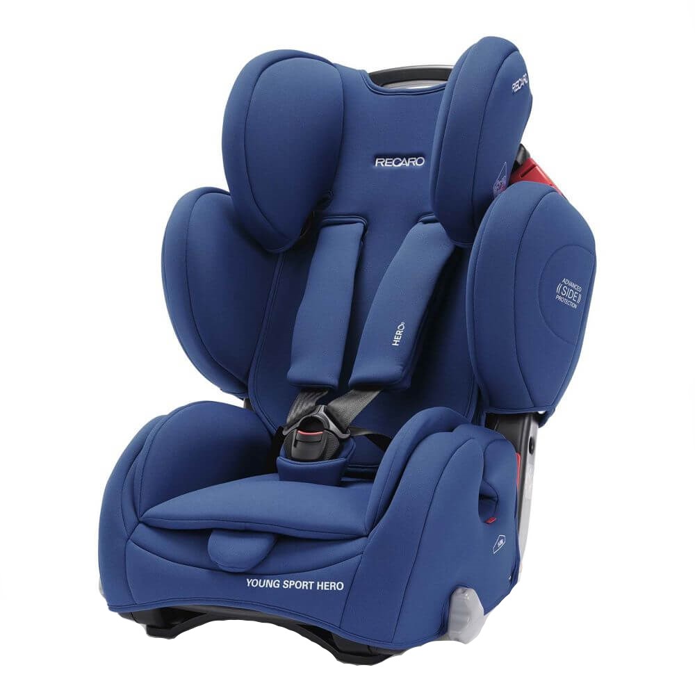 фото Автокресло recaro young sport hero цв.синий гр.1/2/3