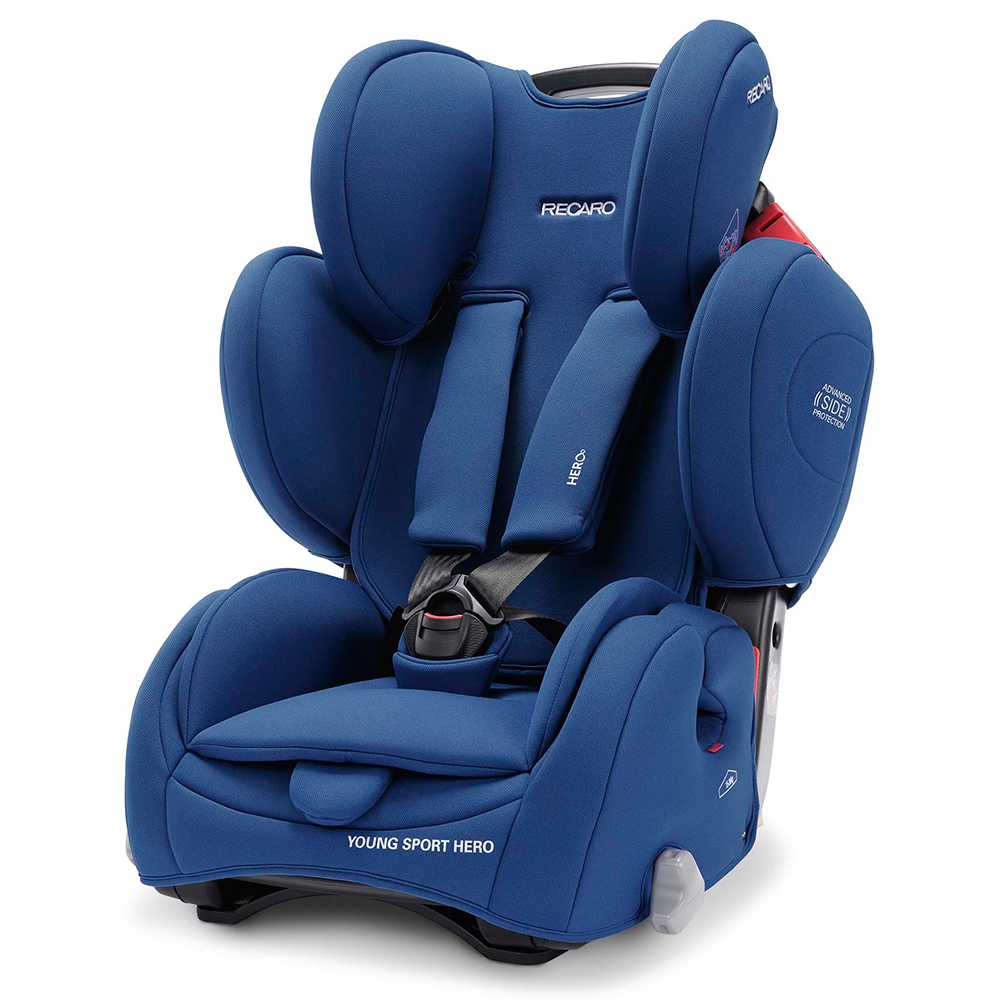 фото Автокресло recaro young sport hero цв.синий гр.1/2/3