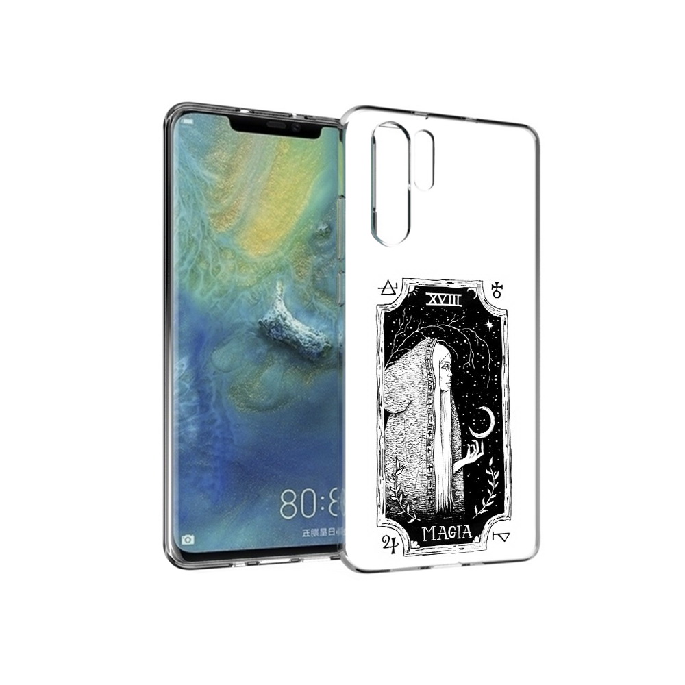 

Чехол MyPads Tocco для Huawei P30 Pro лунная магия, Прозрачный, Tocco