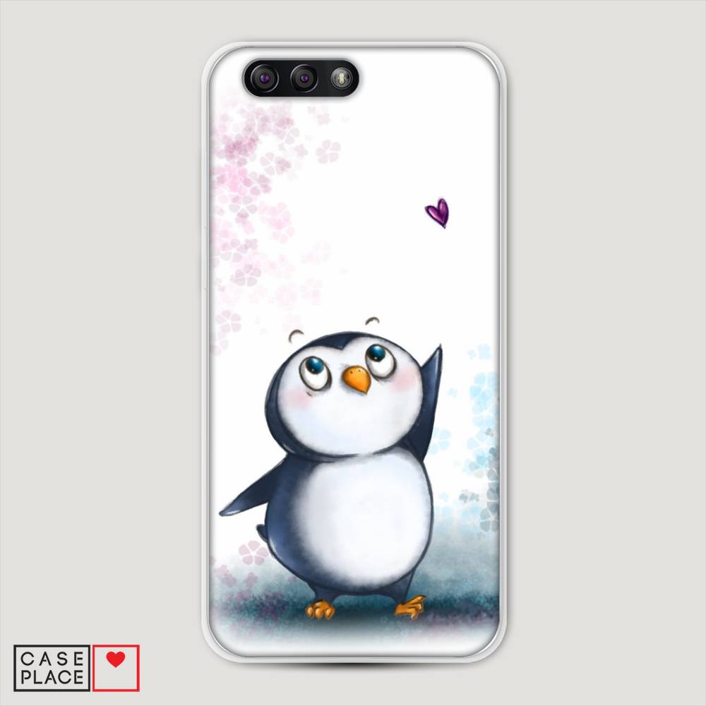 

Чехол Awog на Asus Zenfone 4 ZE554KL "Пингвин и сердечко", Белый, 42950-1