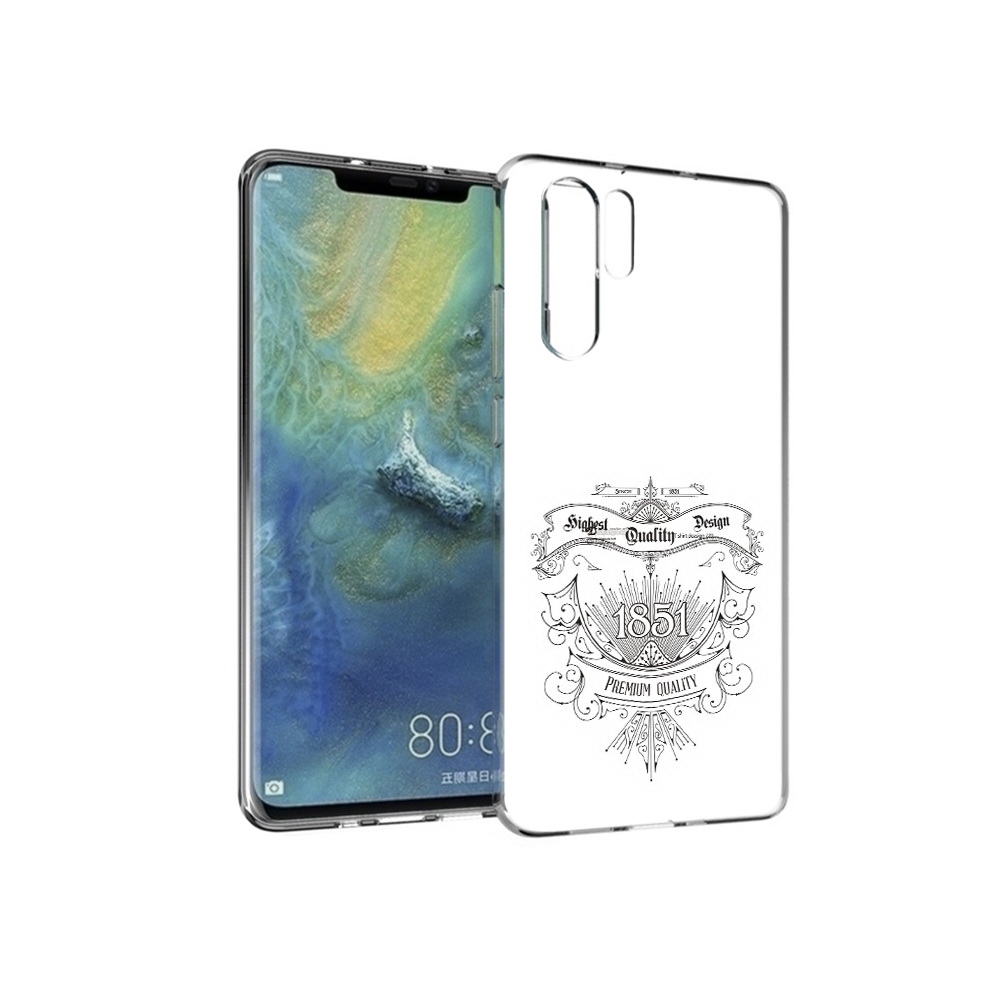 Чехол MyPads Tocco для Huawei P30 Pro логотип 1851 год