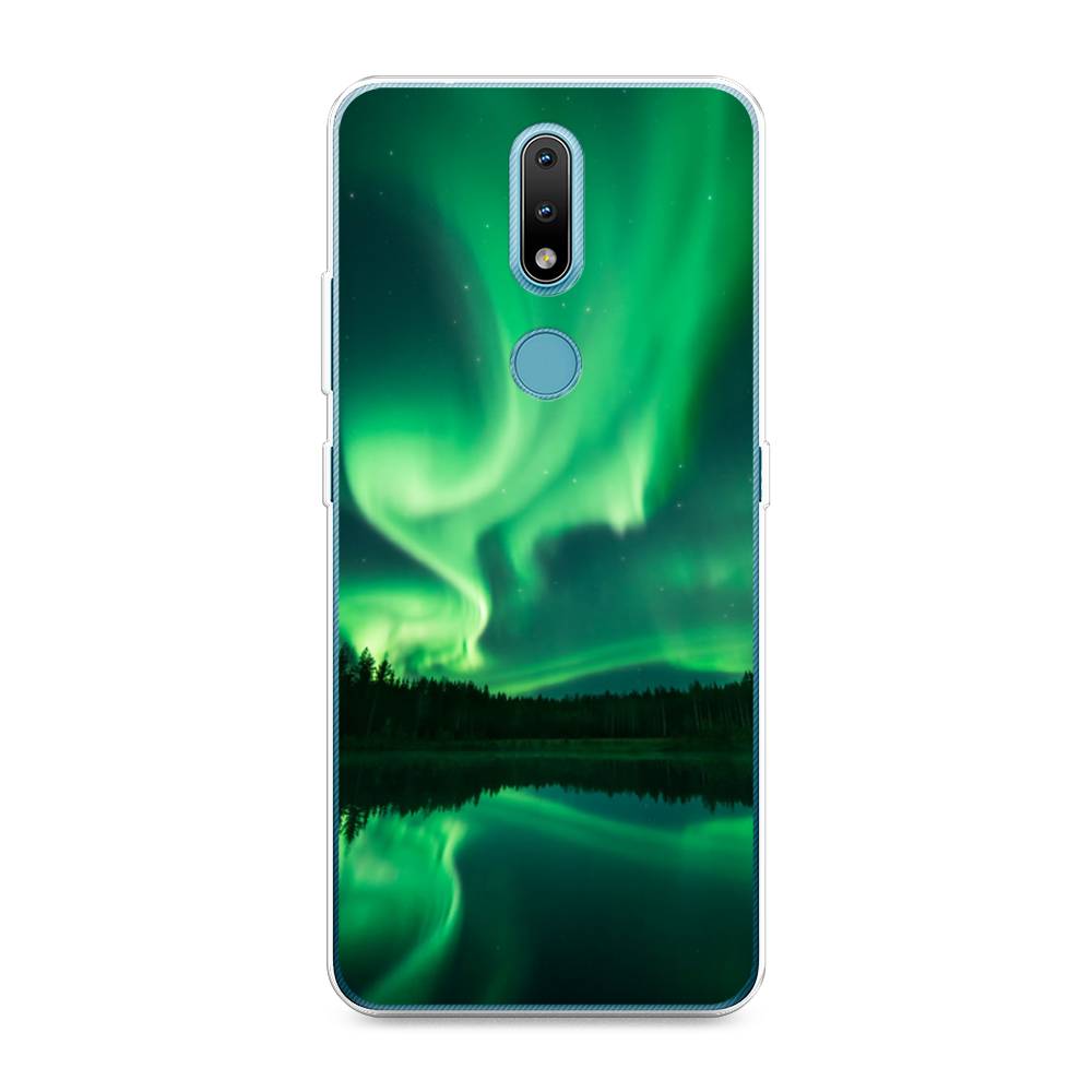 

Чехол Awog на Nokia 2.4 / Нокиа 2.4 "Ночные пейзажи 7", Зеленый;черный, 123850-4