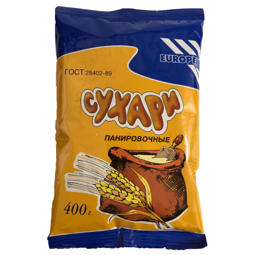Сухари панировочные Europek 20 шт по 400 г