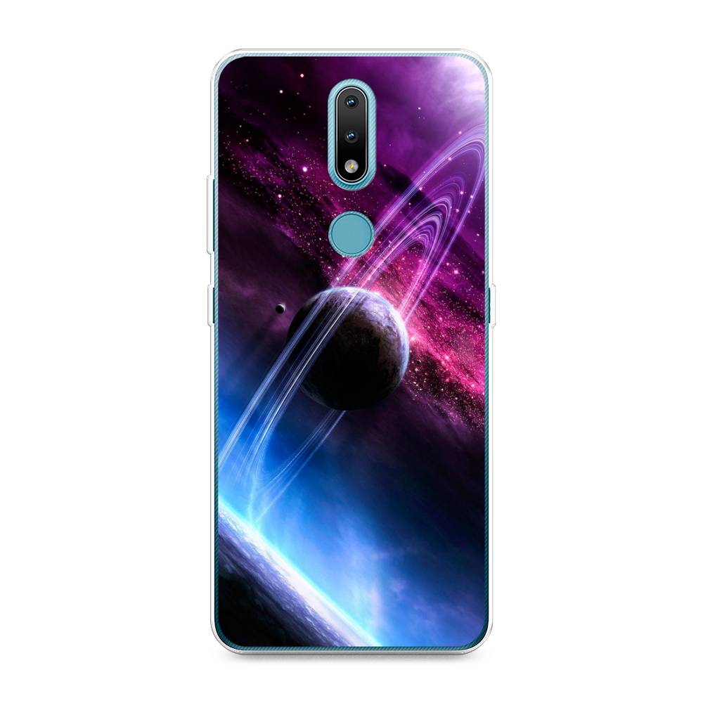 

Чехол Awog на Nokia 2.4 / Нокиа 2.4 "Космос 17", Черный;фиолетовый, 123850-4