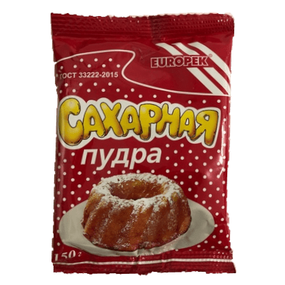 Сахарная пудра Europek 15 шт по 150 г