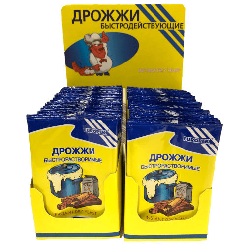 Дрожжи Europek сухие 300 шт по 10 г