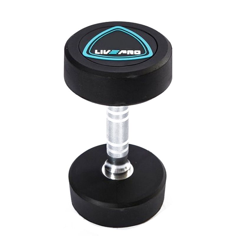 Неразборные гантели LivePro Studio Dumbbells 2 x 10 кг, черный