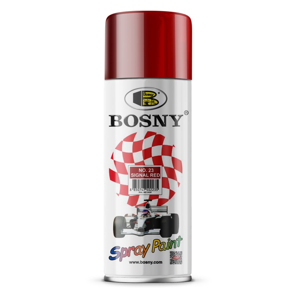 

Краска акриловая Bosny ral 8028 красная 520 мл, Красный