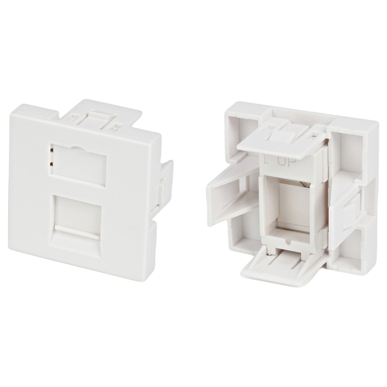 

Hyperline Вставка 45x45 аналог Mosaic для 1 модуля формата Keystone Jack SIP2-1K-M45-45 35