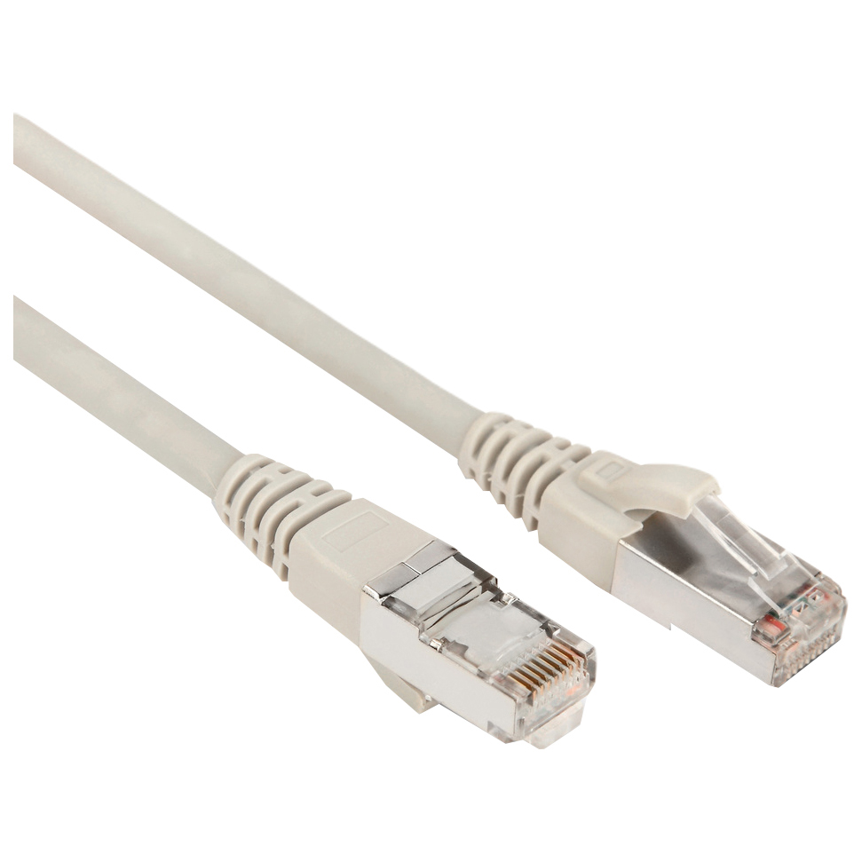 Hyperline PC-LPM-STP-RJ45-RJ45-C6-5M-LSZH-GY Патч-корд F/UTP, экранированный, Cat.6 (100% экранированный разъем hyperline