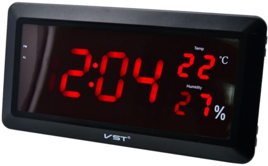 

Настольные часы VST795S-4/М1-VST795S-4-красный, VST795S-4