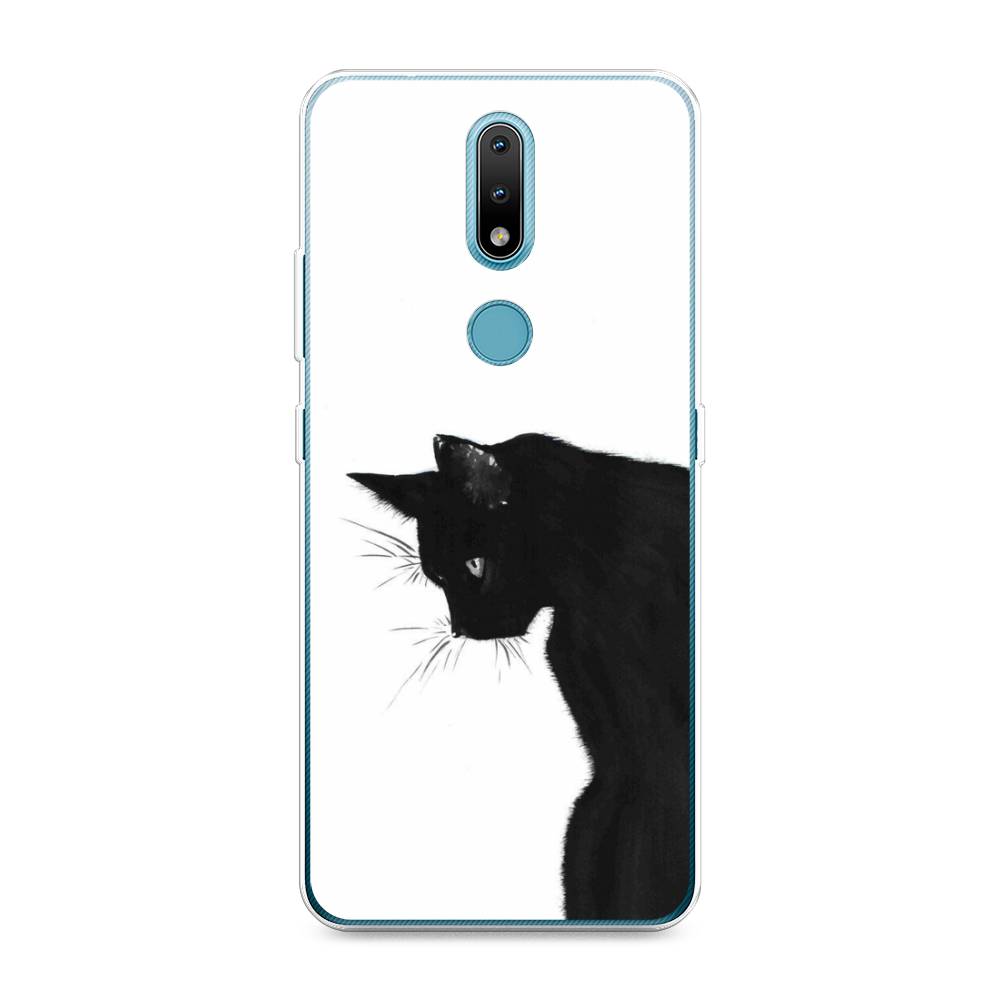 

Чехол Awog на Nokia 2.4 / Нокиа 2.4 "Black cat", Черный;белый, 123850-1