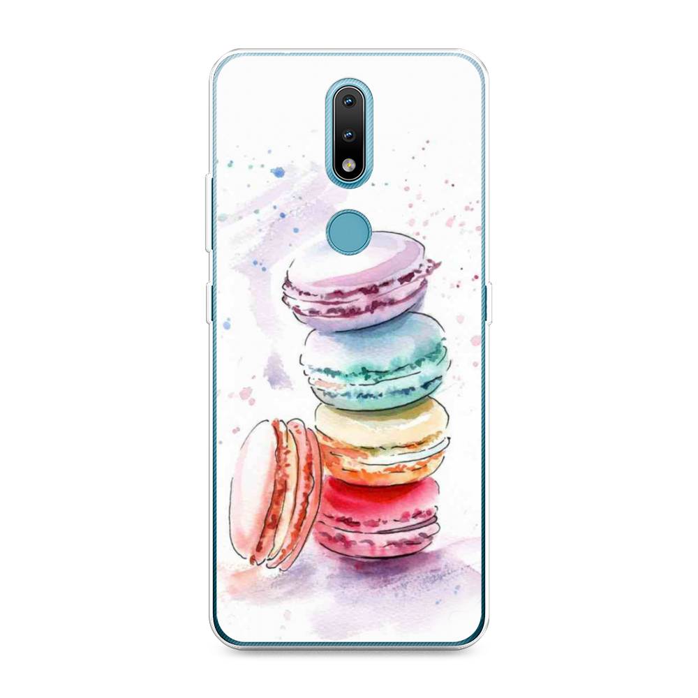 

Чехол Awog на Nokia 2.4 / Нокиа 2.4 "Пирамидка макарони 2", Желтый, 123850-10