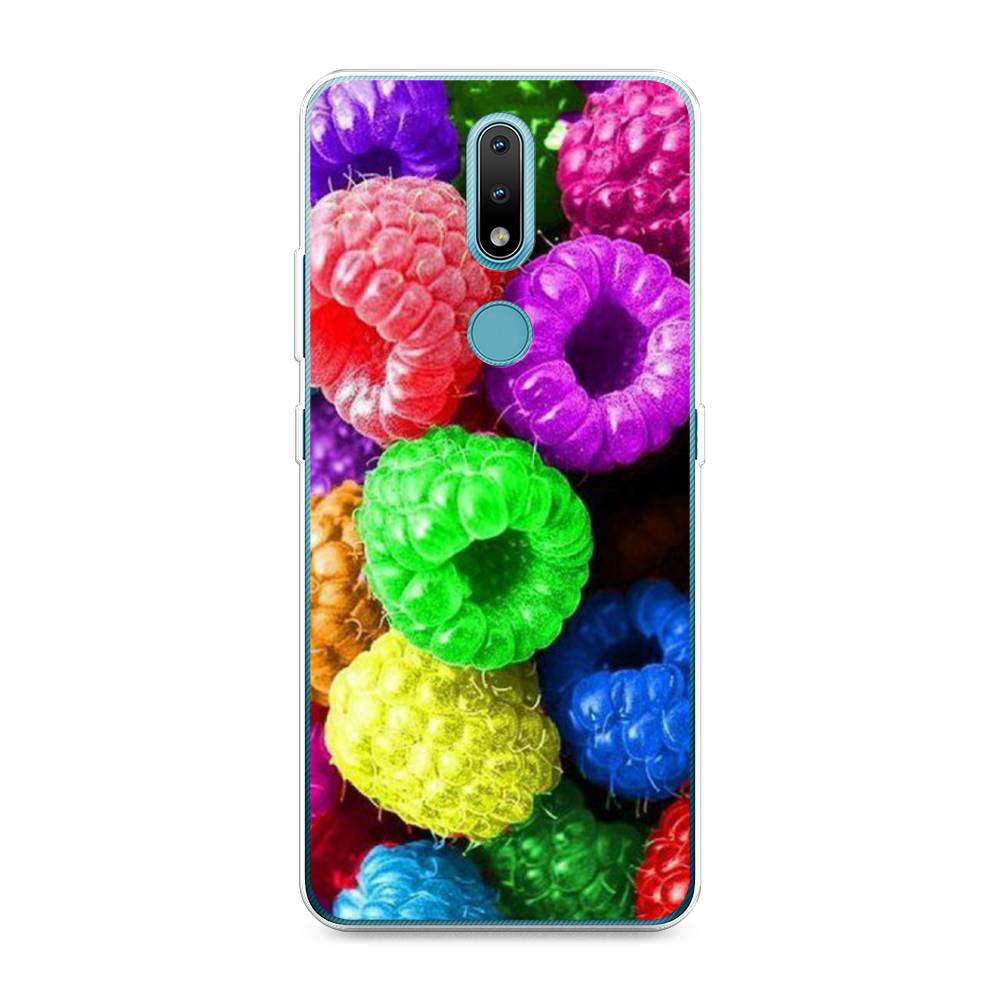 

Чехол Awog на Nokia 2.4 / Нокиа 2.4 "Разноцветная малина", 123850-10