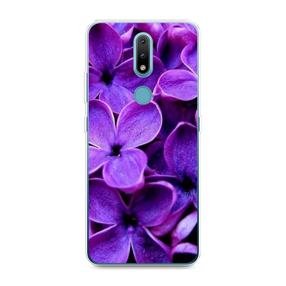 

Чехол Awog на Nokia 2.4 / Нокиа 2.4 "Сирень крупная", 123850-8