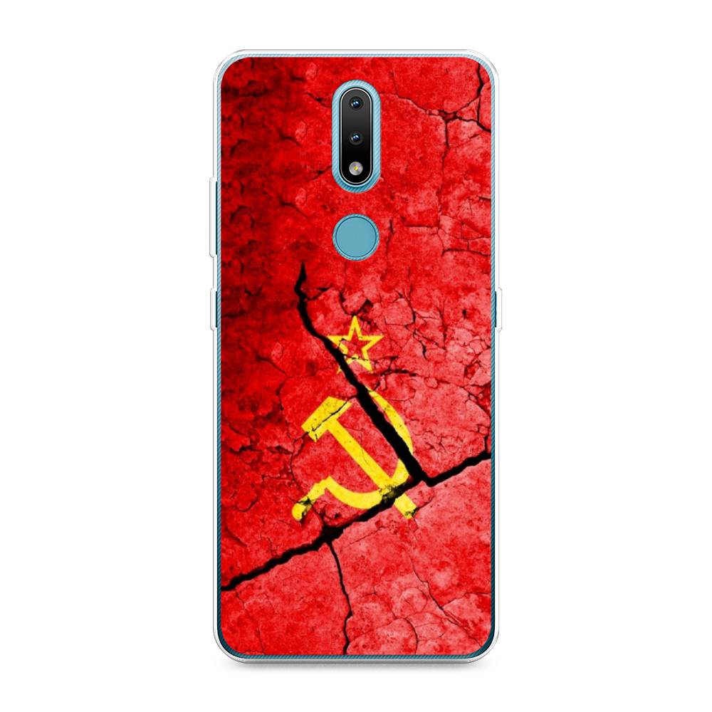 

Чехол Awog на Nokia 2.4 / Нокиа 2.4 "СССР", Красный;черный;желтый, 123850-5