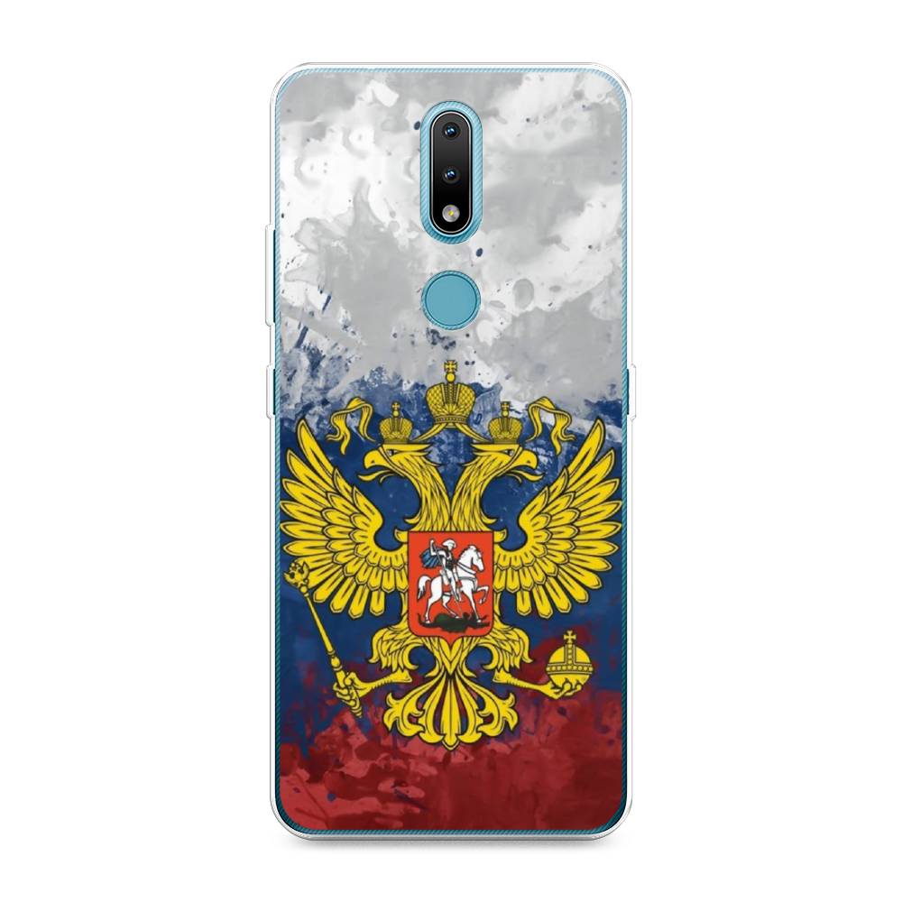 

Чехол Awog на Nokia 2.4 / Нокиа 2.4 "РФ", Белый;синий;красный, 123850-5