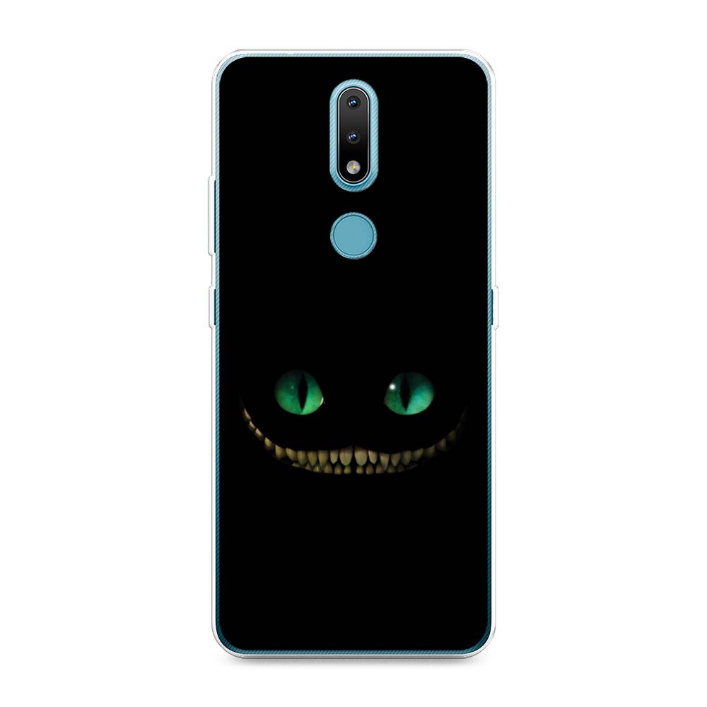 

Чехол Awog на Nokia 2.4 / Нокиа 2.4 "Зеленоглазый чеширский кот", 123850-10