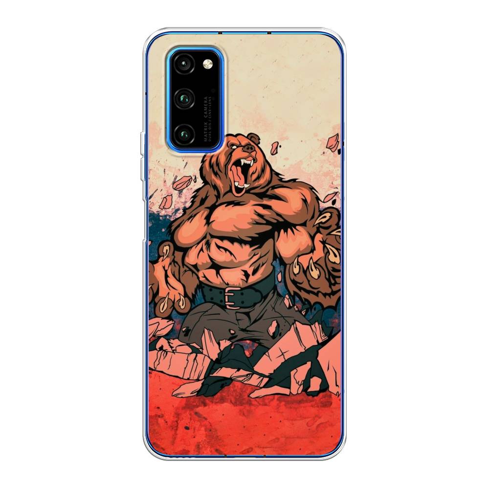 

Чехол Awog "Медведь с флагом РФ" для Honor View 30/View 30 Pro, 611350-2
