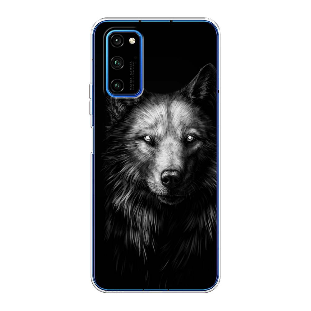 

Чехол Awog "Волк черно белый" для Honor View 30/View 30 Pro, 611350-1