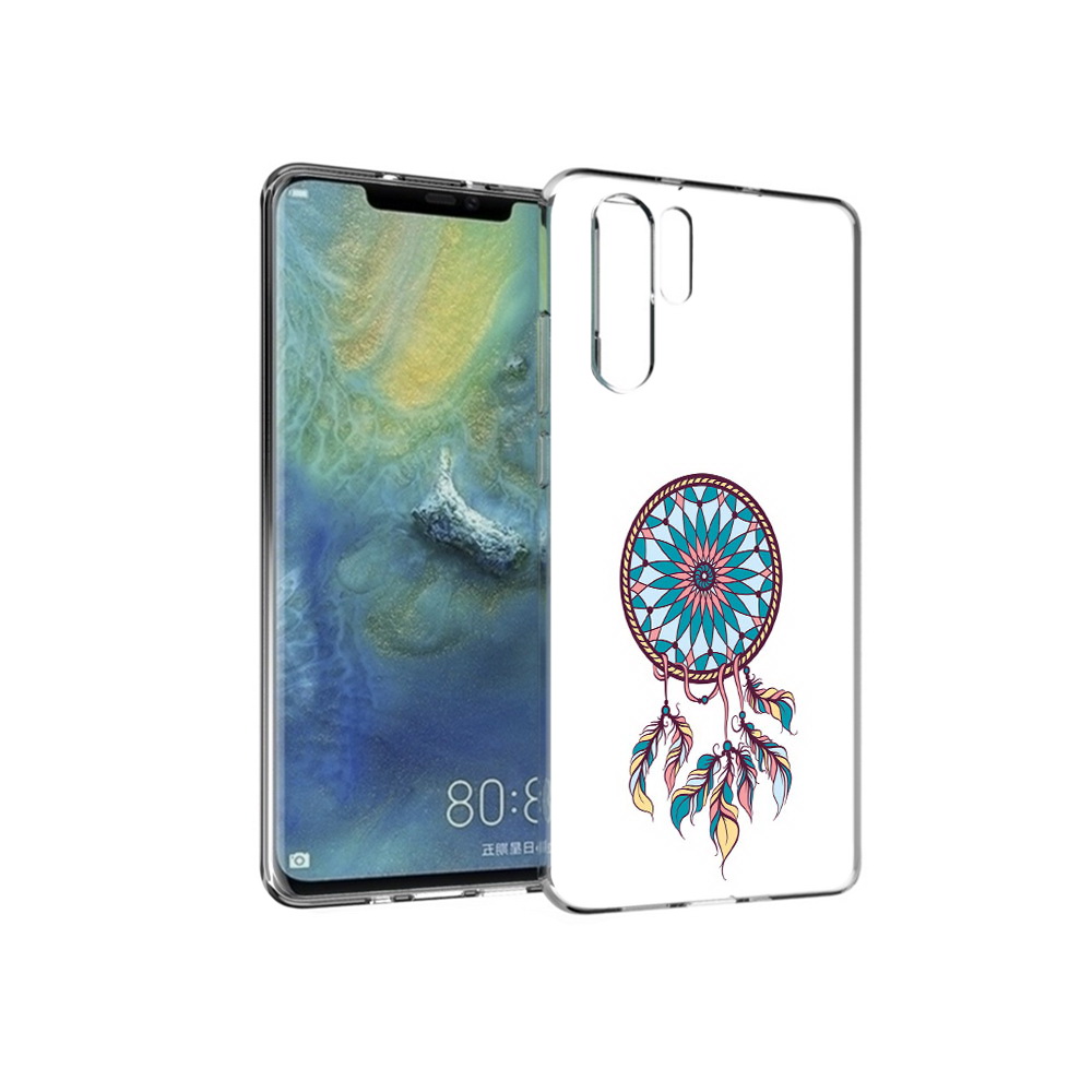 

Чехол MyPads Tocco для Huawei P30 Pro ловец снов синий, Прозрачный, Tocco