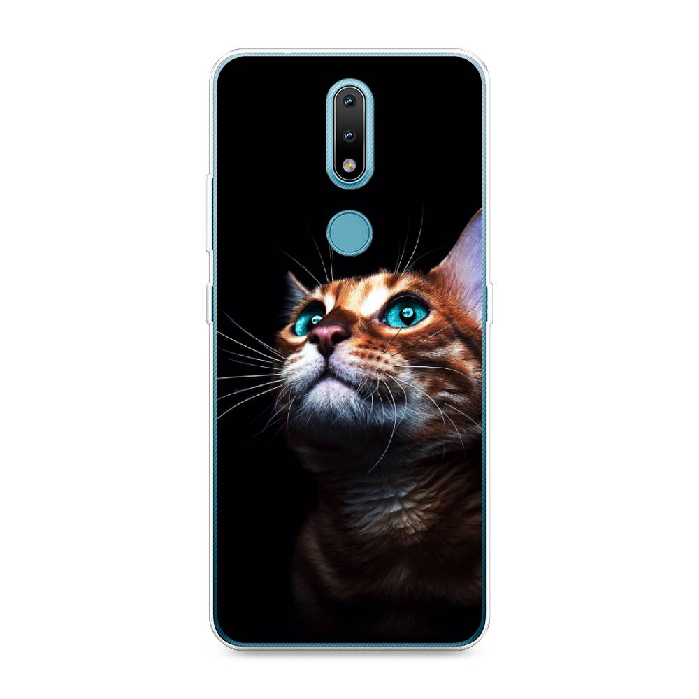 

Чехол Awog на Nokia 2.4 / Нокиа 2.4 "Мечтательный кот", Коричневый, 123850-1