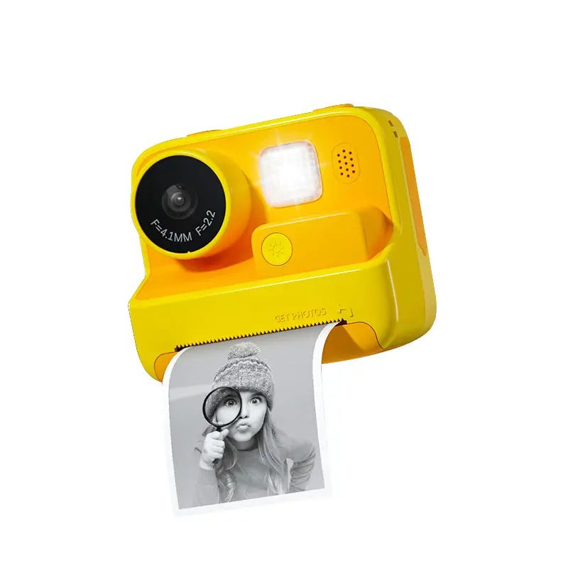 Детский фотоаппарат мгновенной, моментальной печати фото Пчелка/полароид +CD детский фотоаппарат print camera с печатью фото котенок розовый карта памяти 32gb