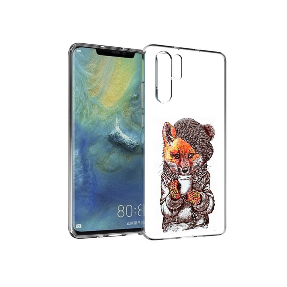 

Чехол MyPads Tocco для Huawei P30 Pro лиса в шапке, Tocco