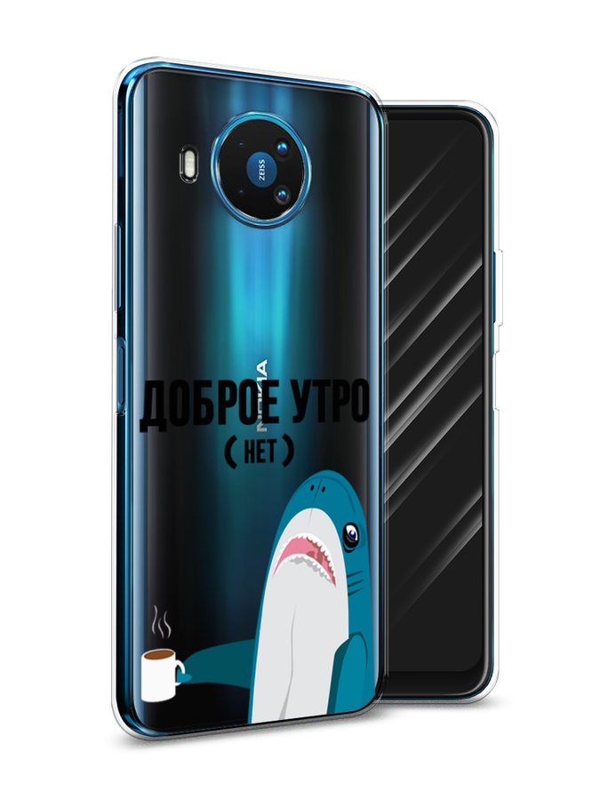 

Чехол Awog на Nokia 8.3 / Нокиа 8.3 "Доброе утро", Синий;белый;черный, 123550-2
