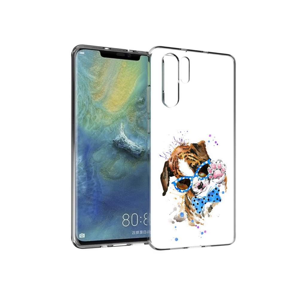 

Чехол MyPads Tocco для Huawei P30 Pro лапочка, Прозрачный, Tocco