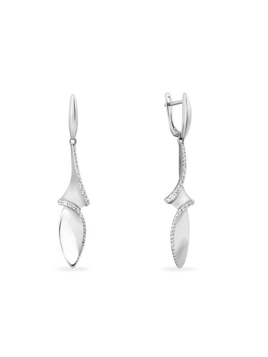 

Серьги из серебра TEO MAORI 831-210866, фианит, 831-210866