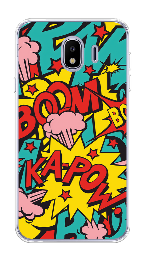 

Чехол Awog на Samsung Galaxy J4 "Постер pop art", Голубой;желтый;красный, 26450-9