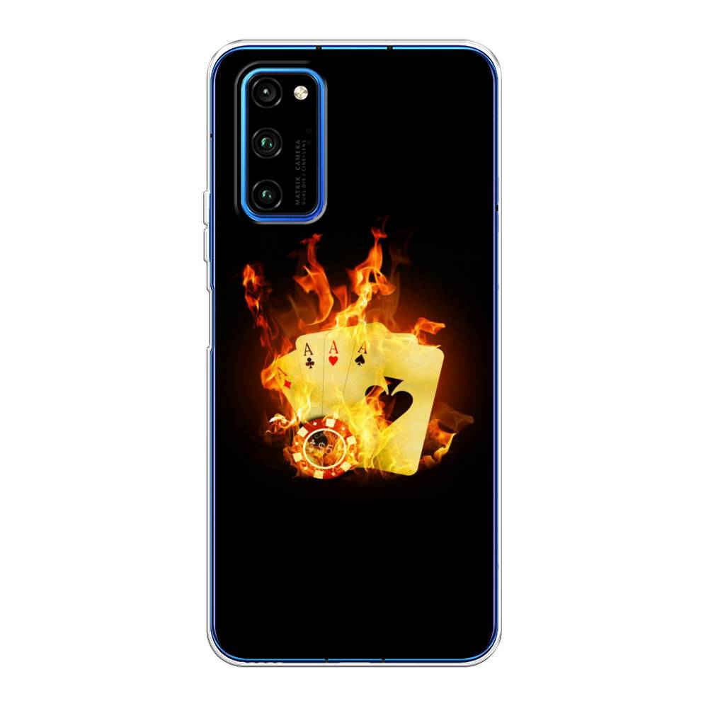 

Чехол Awog "Горящие карты" для Honor View 30/View 30 Pro, 611350-9