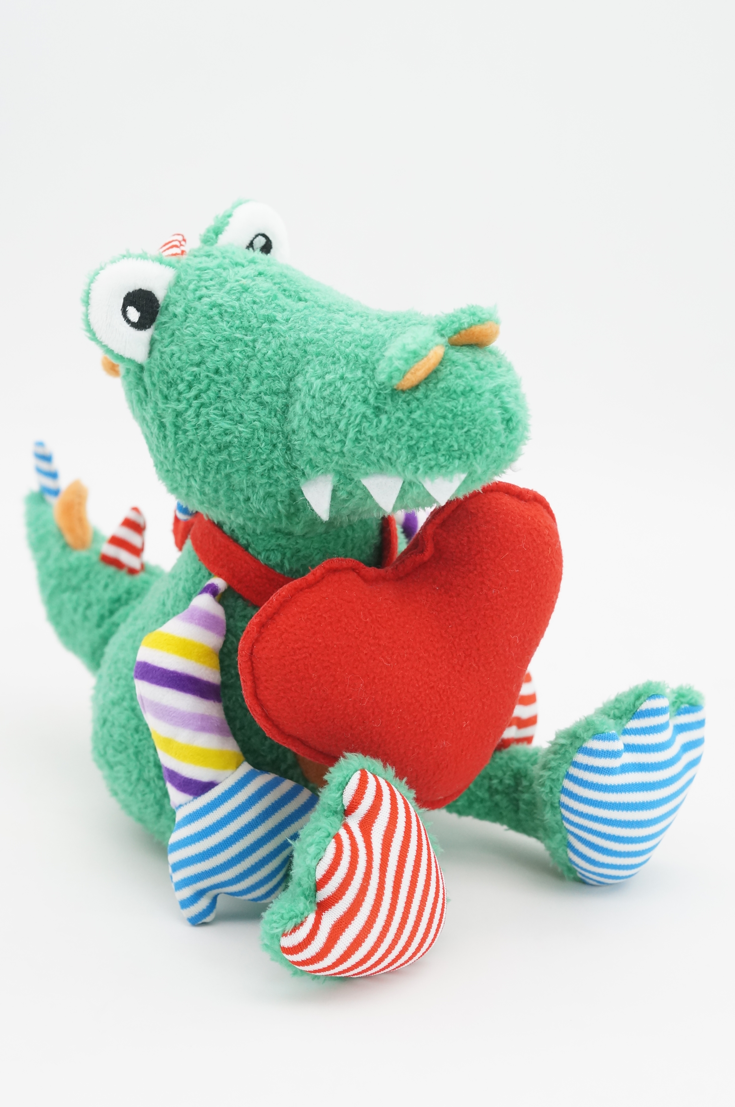 Мягкая игрушка Unaky Soft Toy Крокодил Роб 20 см зеленый; бежевый; красный качалка мягкая дракончик зеленый