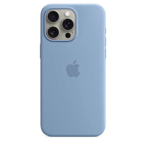 

Чехол Apple iPhone 15 Pro Max Silicone Case with MagSafe - Winter Blue (MT1Y3) Apple, Голубой