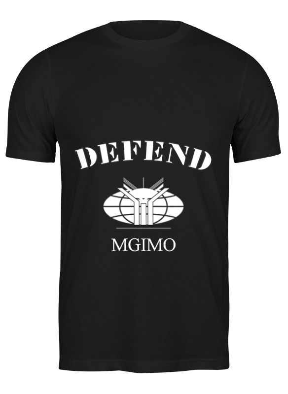 

Футболка женская Printio Defend mgimo черная 3XL, Черный, Defend mgimo