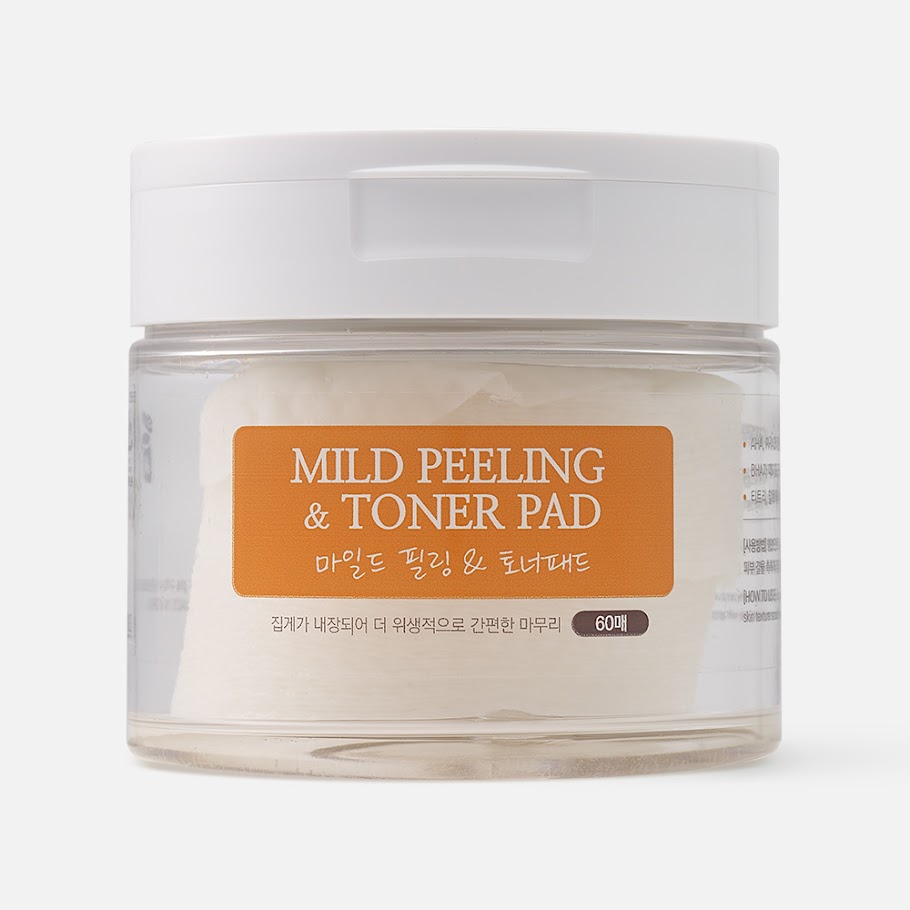 Пилинг-диски для лица MJ Care Mild Toner & Peeling Pad Jar Type очищающие 60 шт.