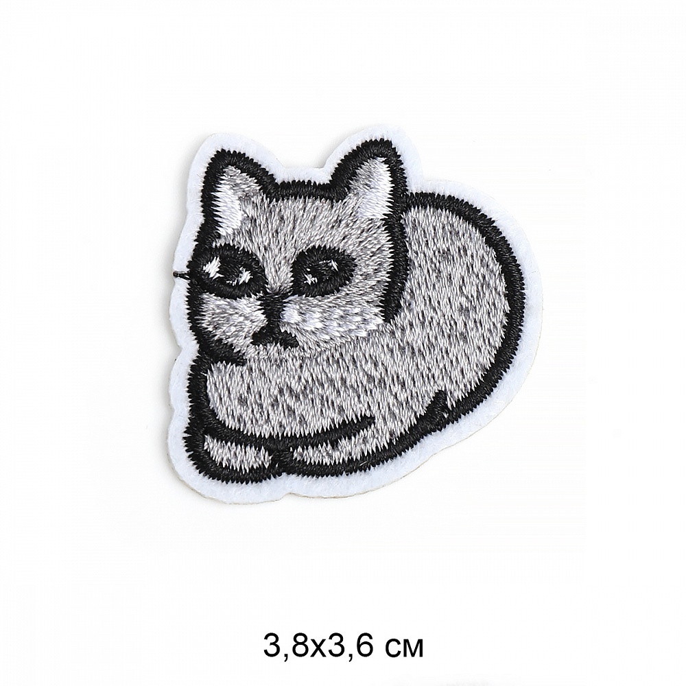 

TBY Кошка, 3,8х3,6 см, 10 шт, Серый, Кошка, 3,8х3,6 см, 10 шт