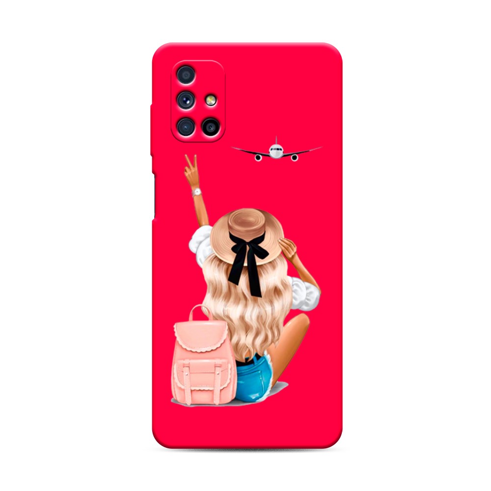

Чехол Awog на Samsung Galaxy M31s / Самсунг M31s "Автостопом самолетом", Разноцветный, 2101453-1