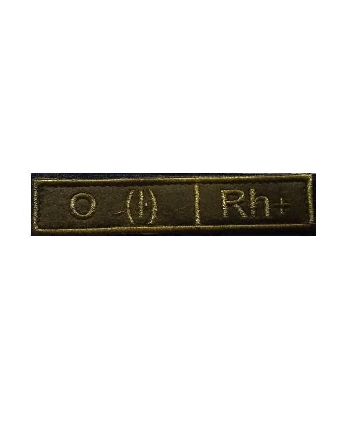 

Нашивка на липучке Группа крови (зеленый) 00117580 0(I) Rh+, 12.5х2.5 см, 57517