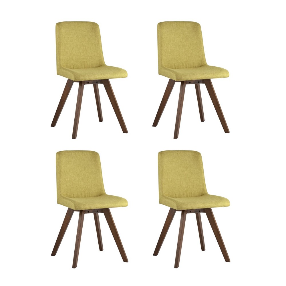 

Комплект стульев 4 шт. Stool Group MARTA нежно-зеленый/орех, MARTA