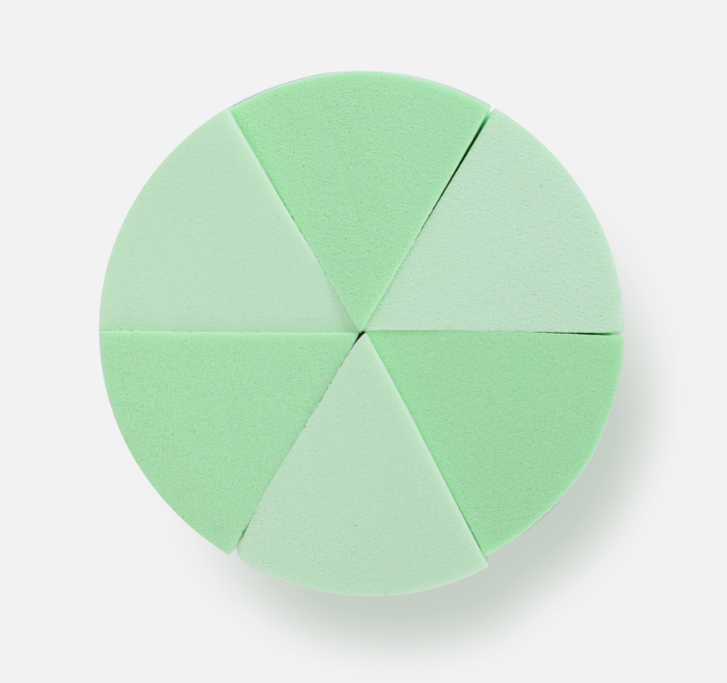 Спонж Raffini 6Pcs Cosmetic Sponge 8x8x2cm, косметический