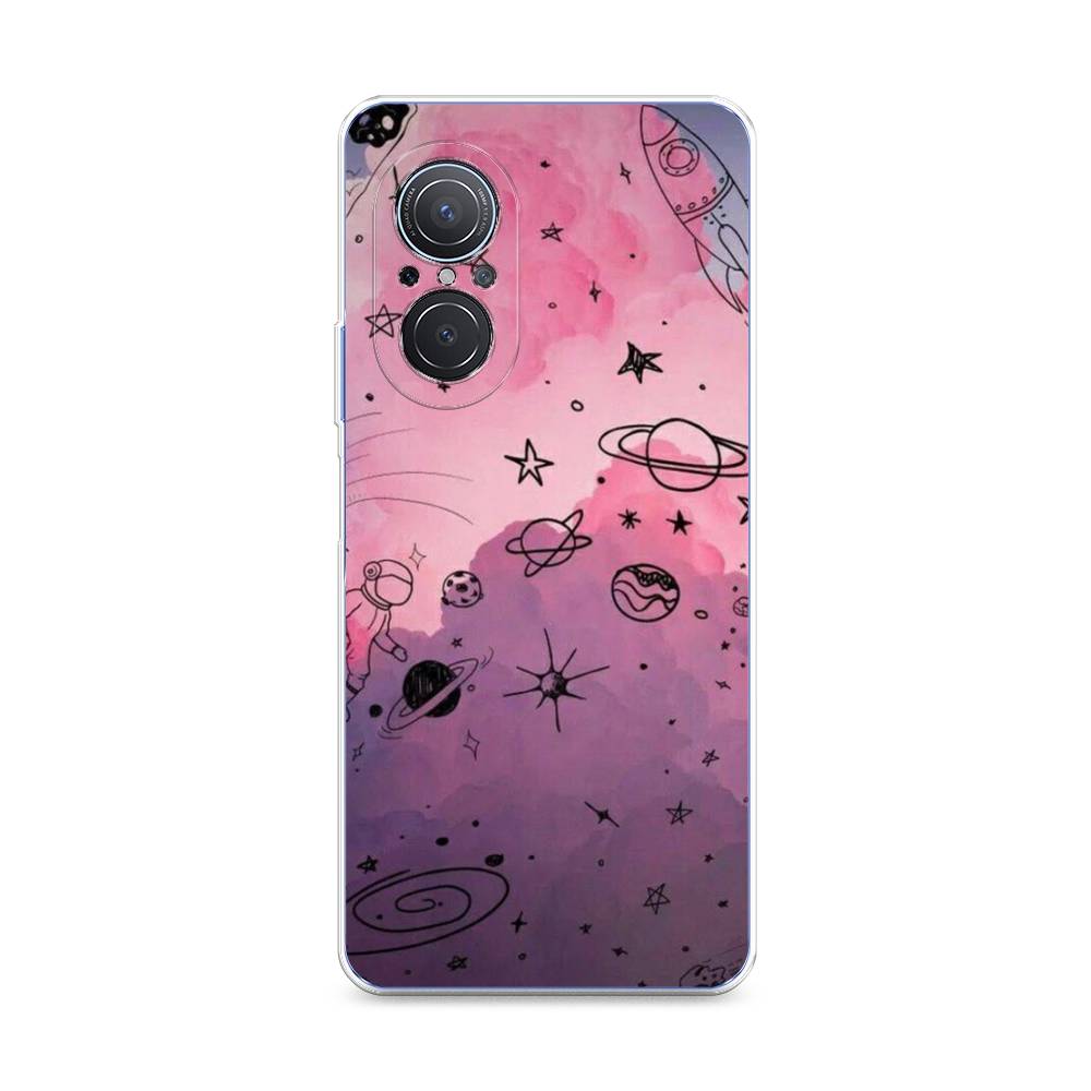 

Чехол Awog на Huawei Nova 9 SE "Радуга планет 3", Черный;розовый, 6107250-4