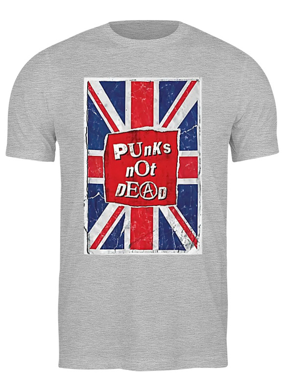 

Футболка женская Printio Punks not dead серая 3XL, Серый, Punks not dead